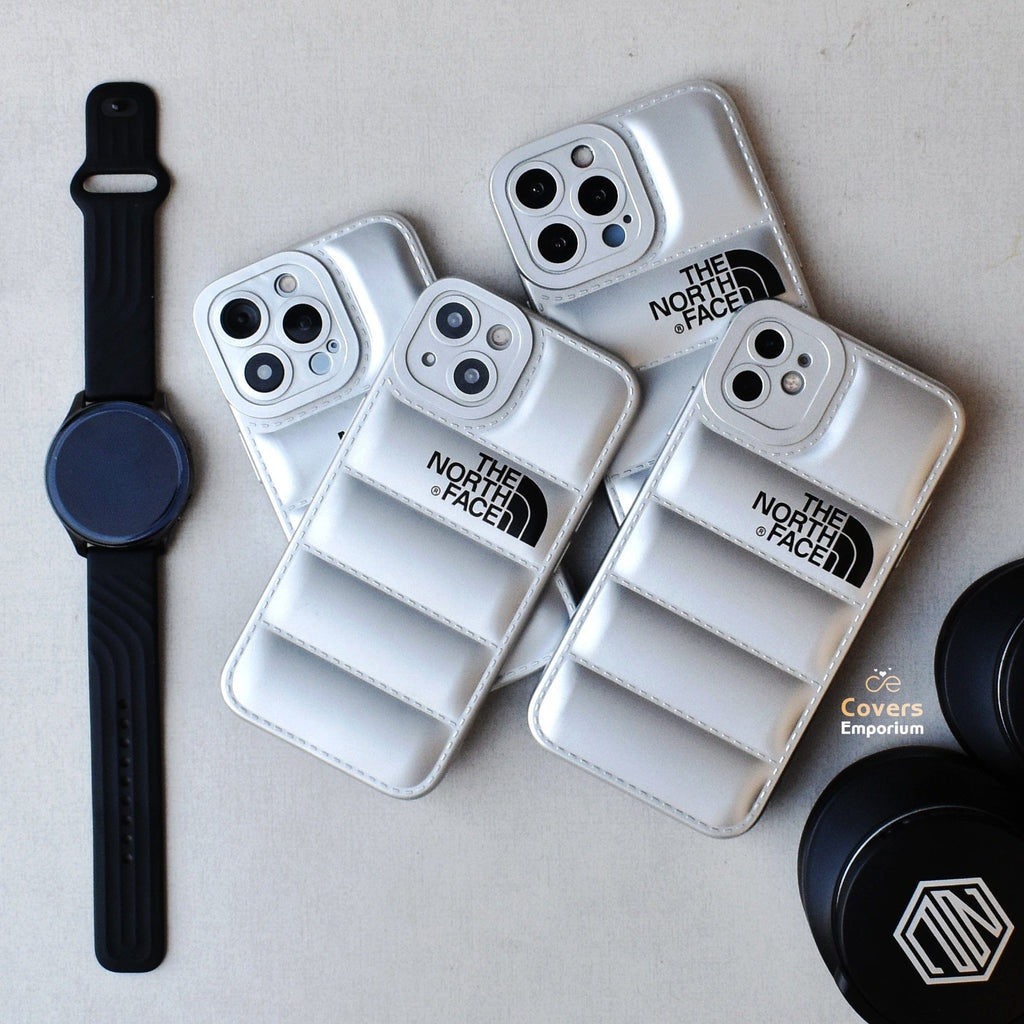 Premium Smart NF Puffer Case For iPhone