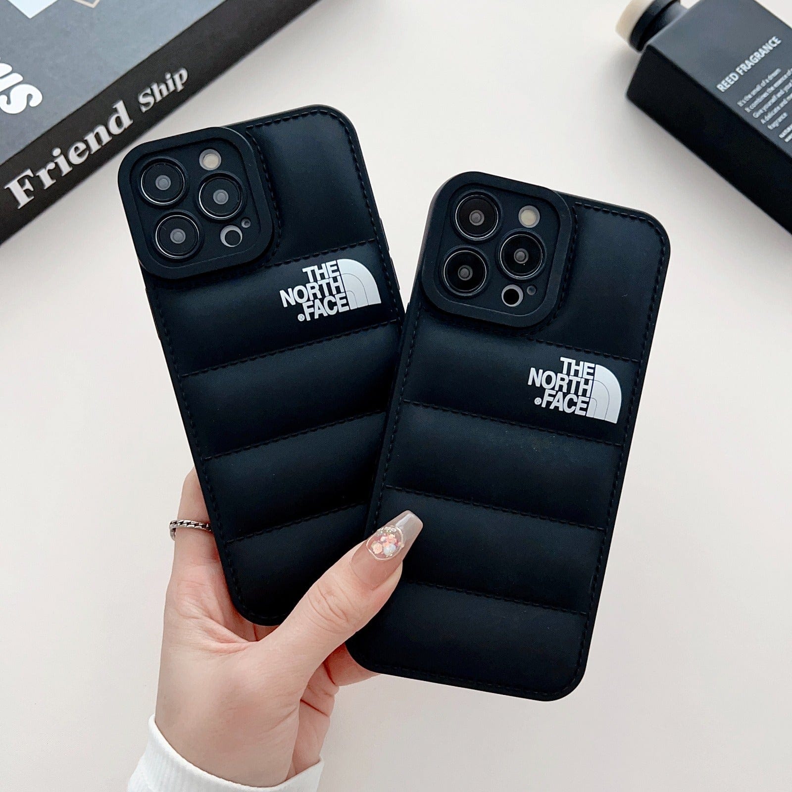 Premium Smart NF Puffer Case For iPhone