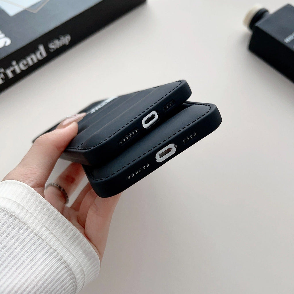 Premium Smart NF Puffer Case For iPhone