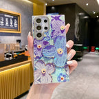 iPhone-Oil Painting Floral Phone Case For Samsung (Box Packing)