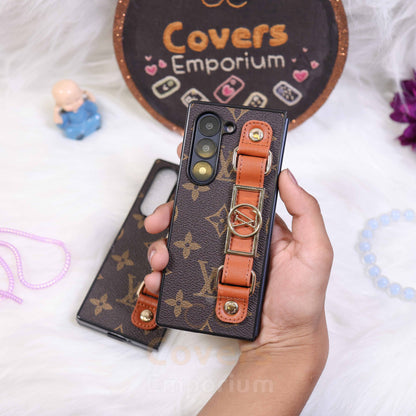 Branded Belt Phone Case For Fold 5 & 6