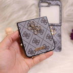 Luxury Branded Grey Phone Case For Flip 5 & 6