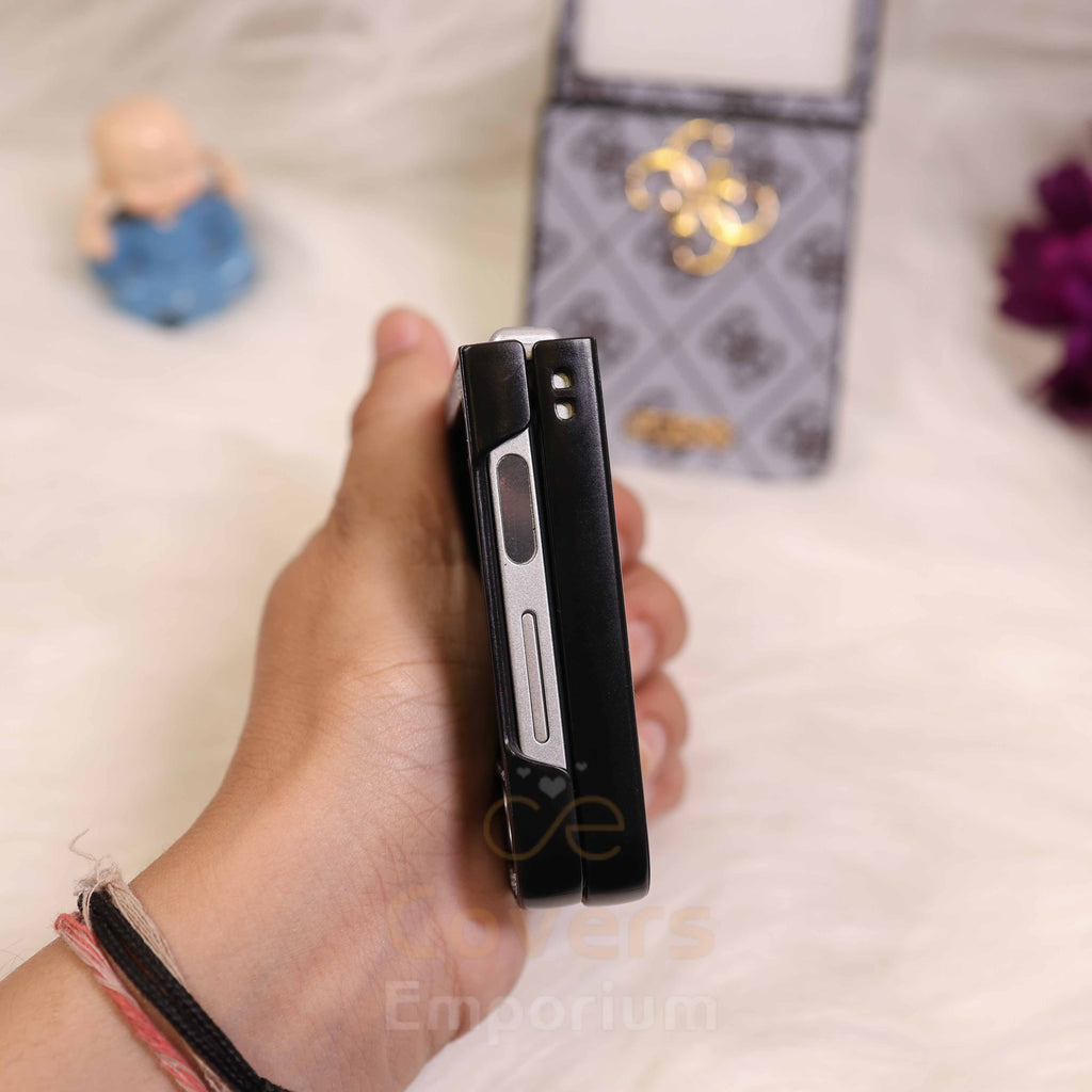 Luxury Branded Grey Phone Case For Flip 5 & 6