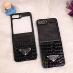 Luxury Branded Black Phone Case For Flip 5 & 6
