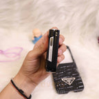 Luxury Branded Black Phone Case For Flip 5 & 6