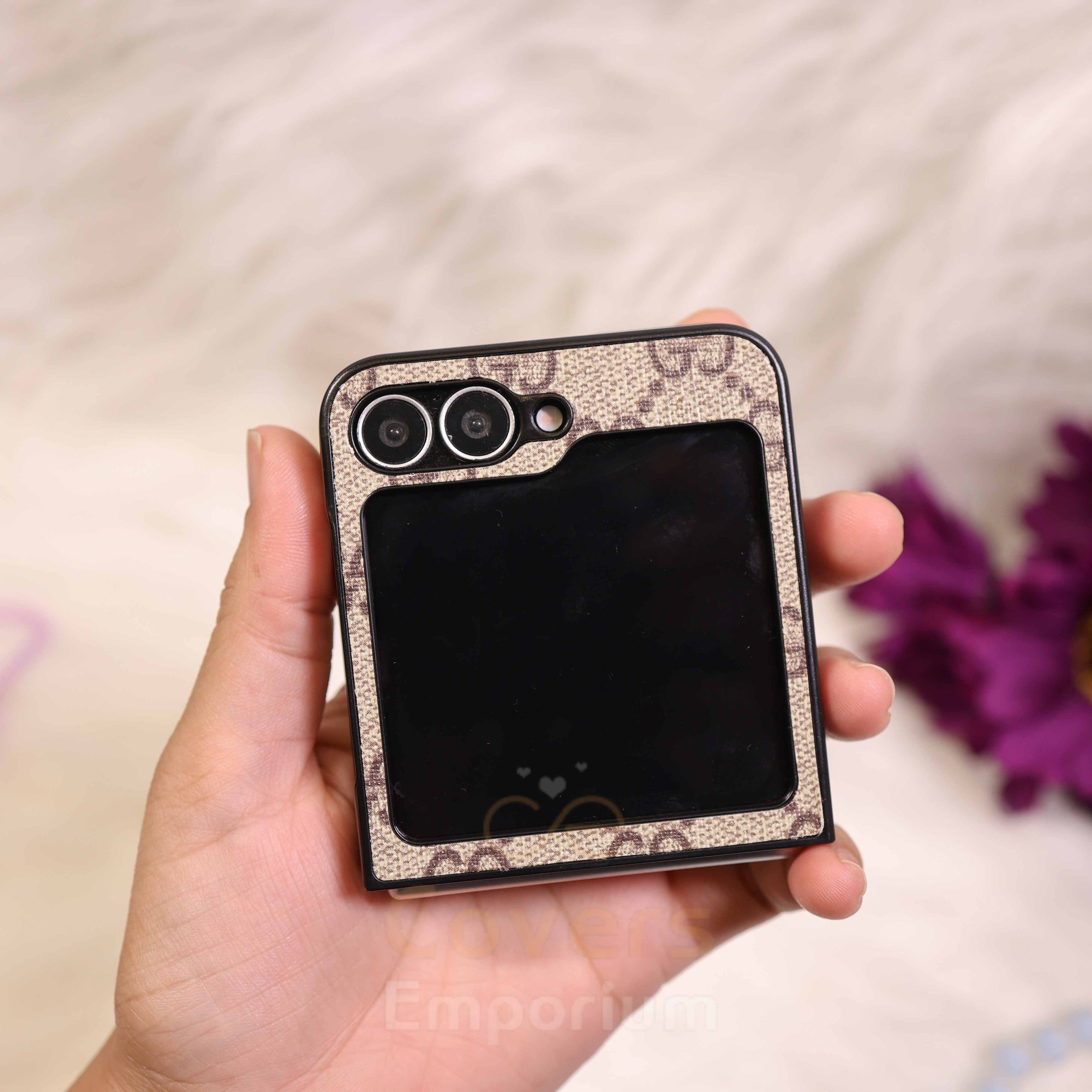 Luxury Branded Tiger Phone Case For Flip 5 & 6