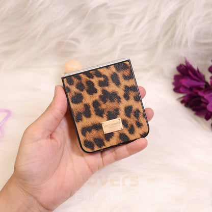 Luxury Branded Leopard Phone Case For Flip 5 & 6