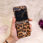 Luxury Branded Leopard Phone Case For Flip 5 & 6