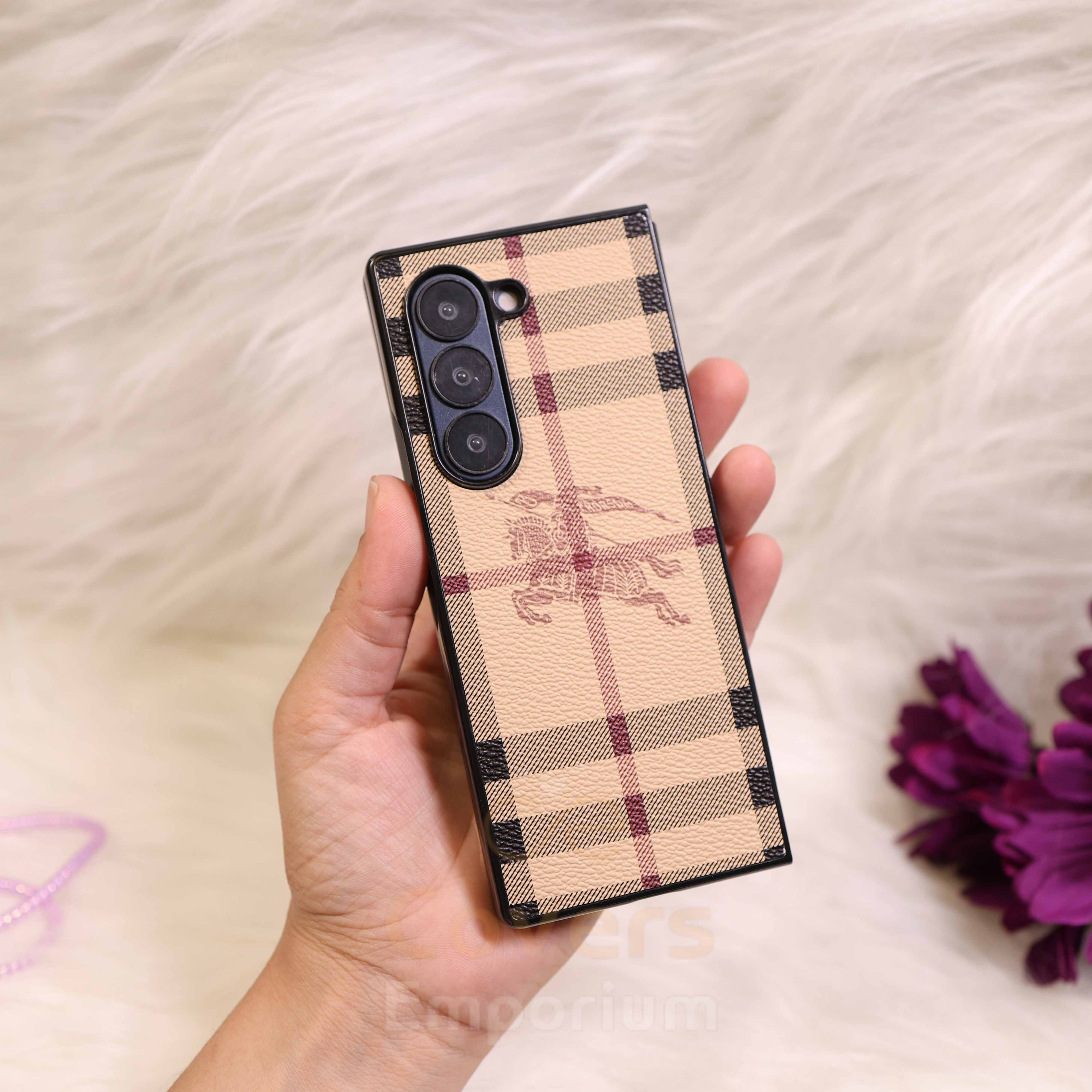 Luxury Branded Horse Phone Case For Fold 5 & 6