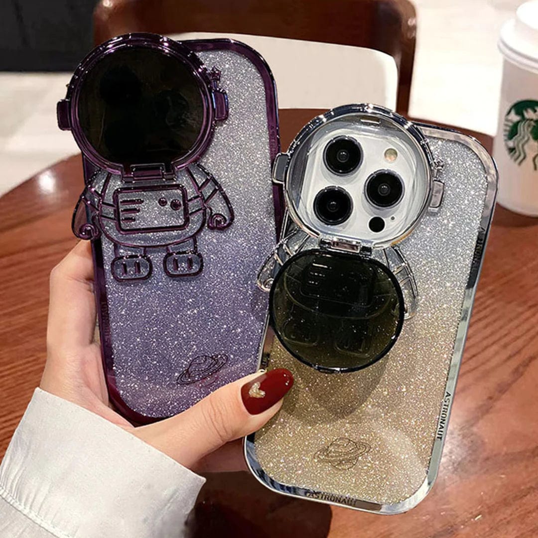 Astronaut Glitter Phone Case For Iphones