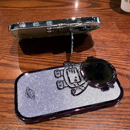 Astronaut Glitter Phone Case For Iphones