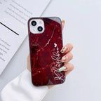 Marble Print Glass Phone Cases