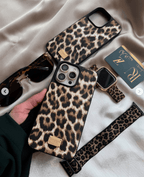 New Premium Leopard Leather Phone Cases