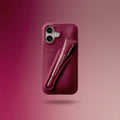 Trendy Lipstick Cases For iPhones (Raspberry) (With Lip Tint)