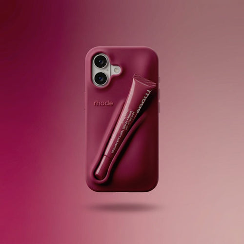 Trendy Lipstick Cases For iPhones (Raspberry) (With Lip Tint)