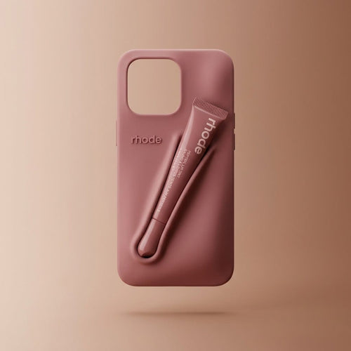 Trendy Lipstick Case For iPhones (Toast) (With Lip Tint)
