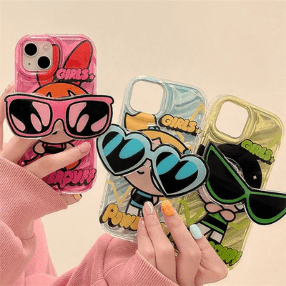 Puff Girls Sunnies Squad Case With Pop Socket
