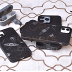 Space Theme Silicone Case for iPhones