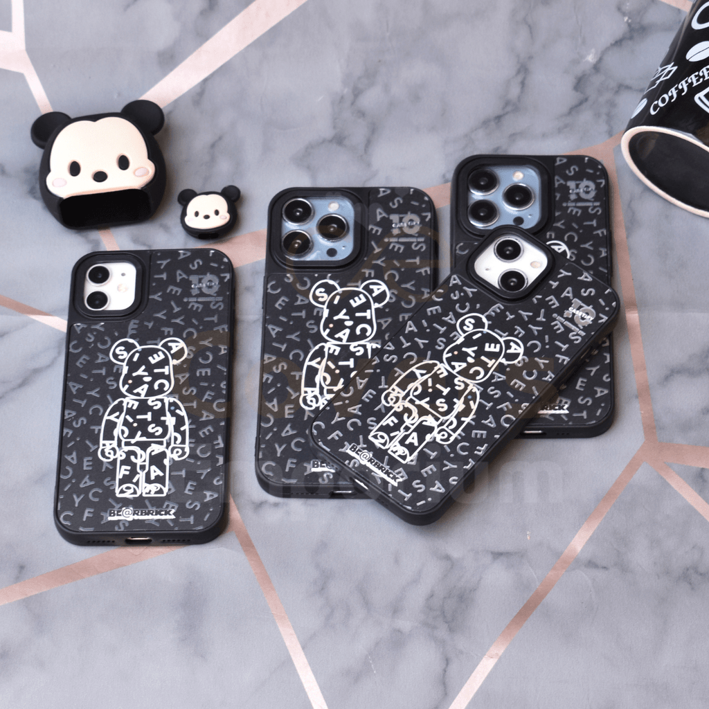 Teddy Mirror Finish Silicone Case for iPhones