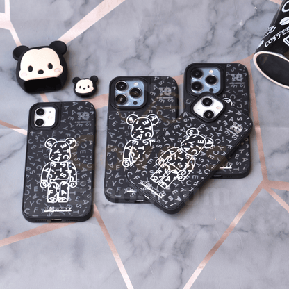 Teddy Mirror Finish Silicone Case for iPhones