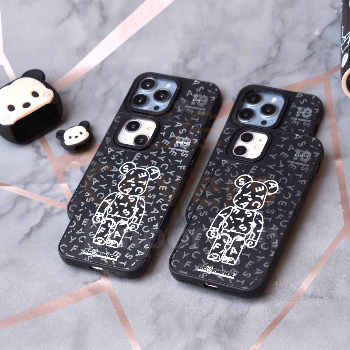 Teddy Mirror Finish Silicone Case for iPhones
