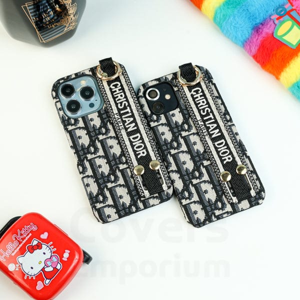iPhone Luxury Brand belt CD Embroidery Case
