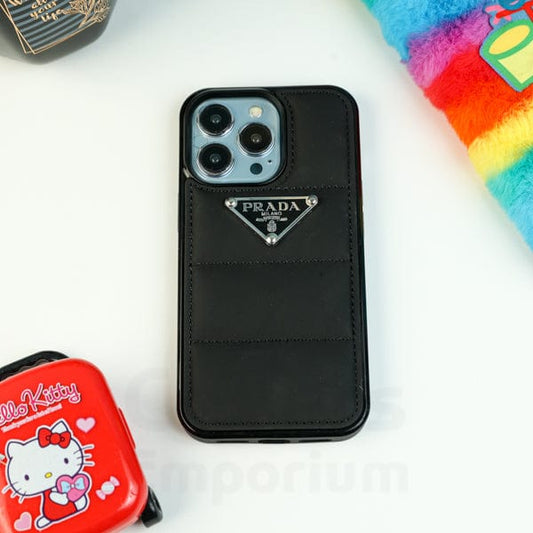 Premium Branded Puffer Silicone Case