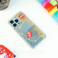 iPhone Luxury Brand Logo Floating Case #002