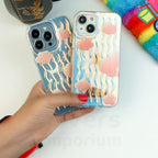 New Shimmering Holographic Pink  Cloud Phone case