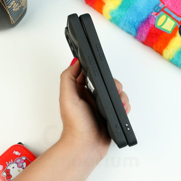 Black Smart Puffer Case for One Plus users