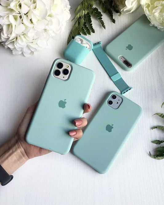 Sea Green Silicon Case For Iphones