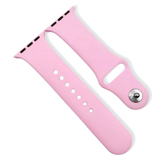 Pink Silicon Apple Watch Straps for size 42/44/45 MM.