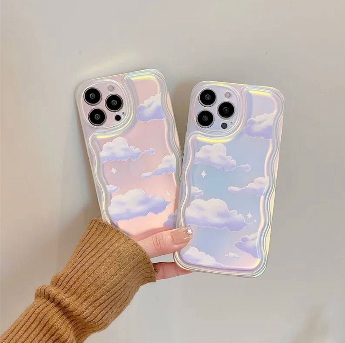 Oval Shape Camera Cloud Phone Cases