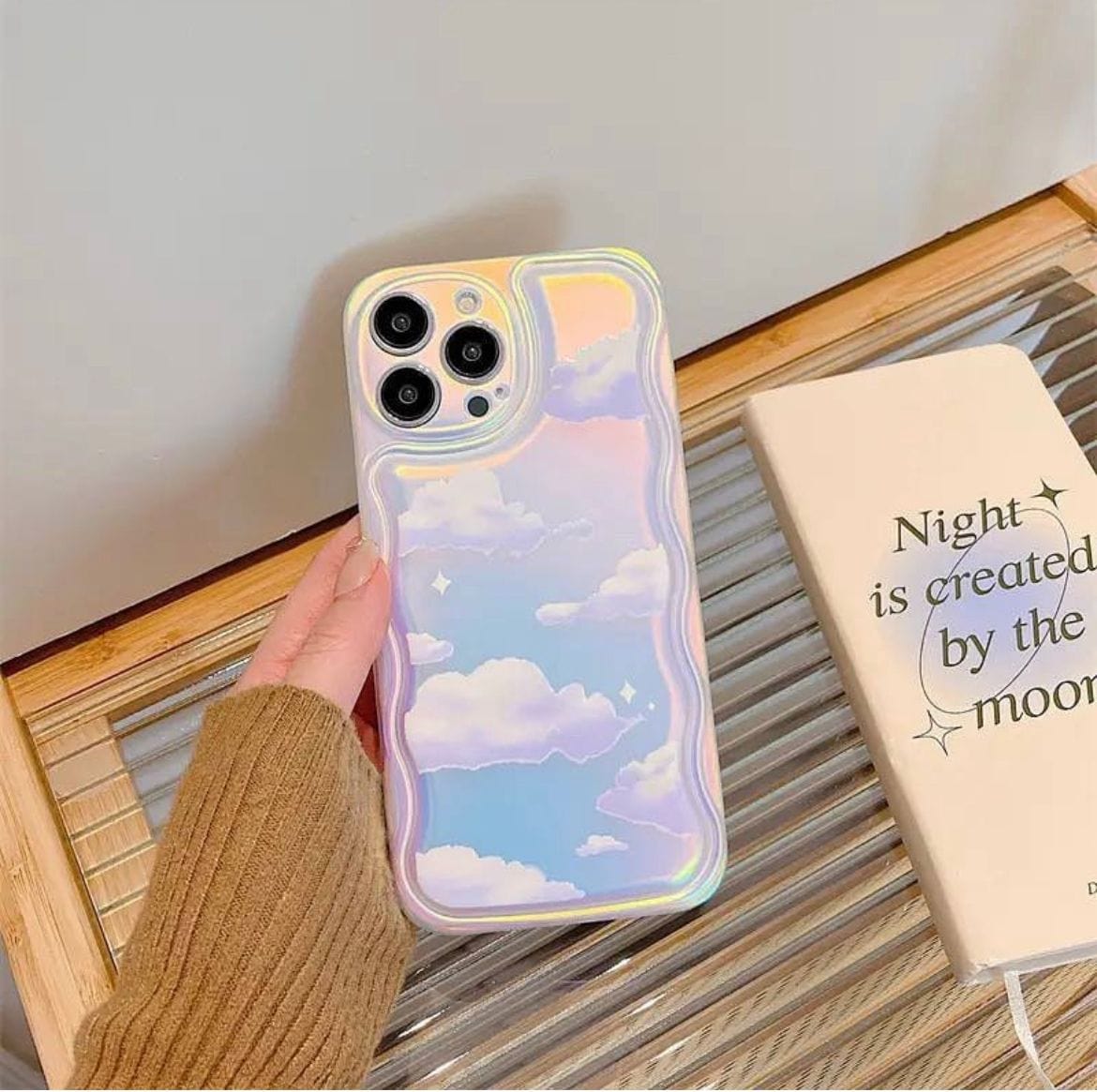 Oval Shape Camera Cloud Phone Cases