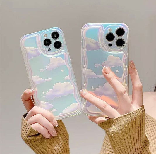 Oval Shape Camera Cloud Phone Cases