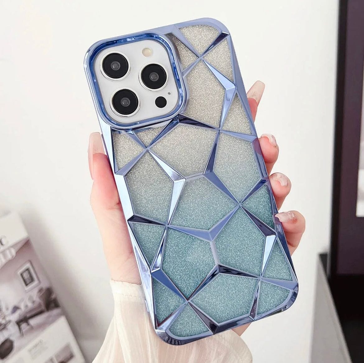 Geometric Shape Diamond Mesh Pattern Case Cover Geometric Shape Diamond Mesh Pattern Case Cover