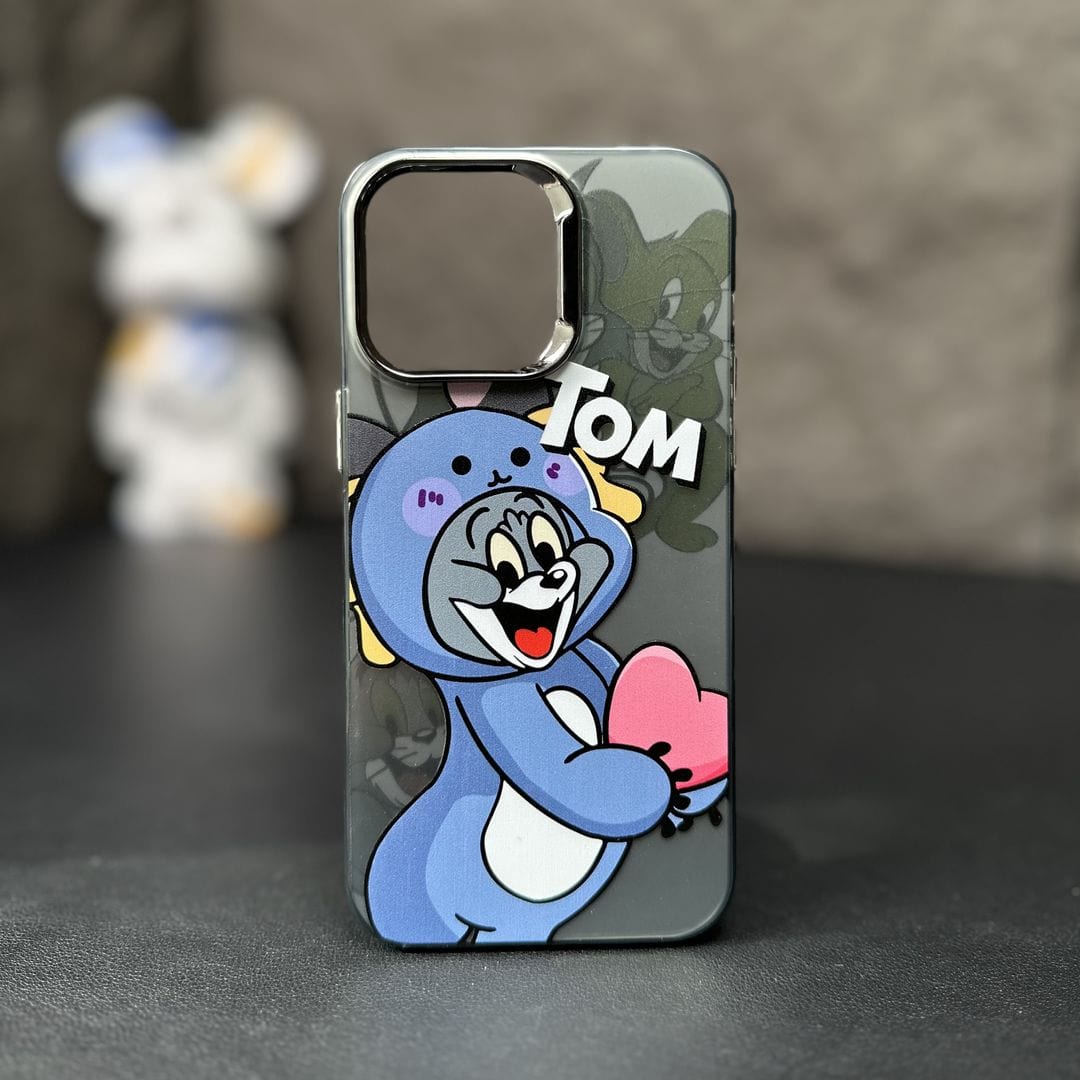 Cute Tom Or Jerry Oil Painting Phone Case