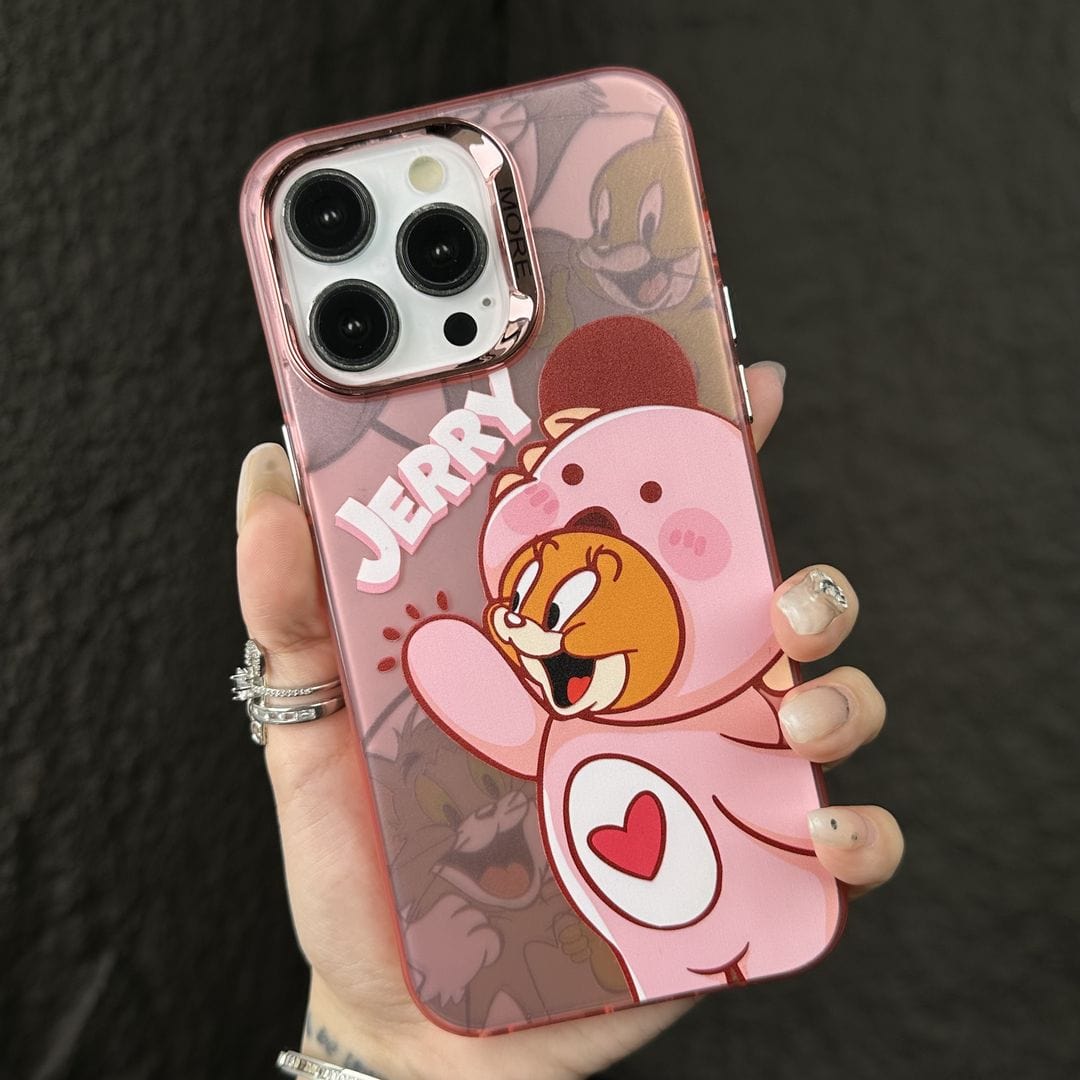Cute Tom Or Jerry Oil Painting Phone Case