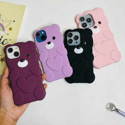 Cute Teddy Case For Iphone Users