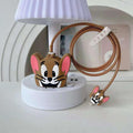 iPhone 18W 20W 3d Silicone Cartoon Charger Protective Case - Jerry