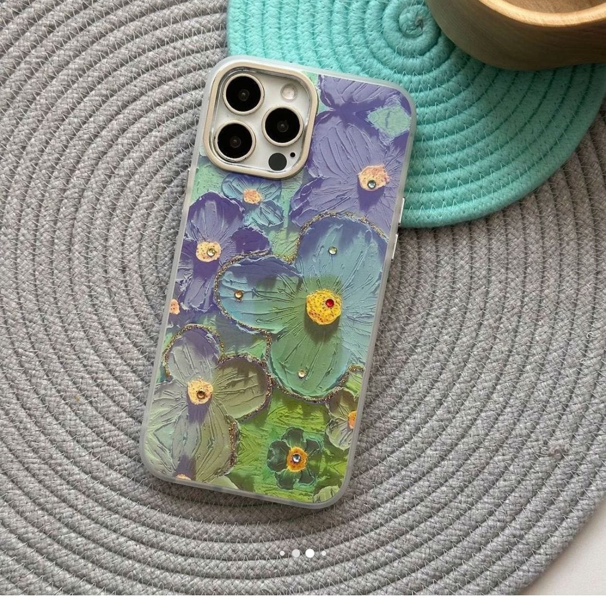 iPhone-Oil Painting Floral Phone Case