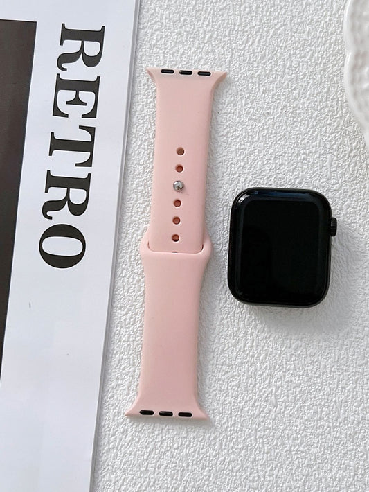 Peach Silicon Apple Watch Straps