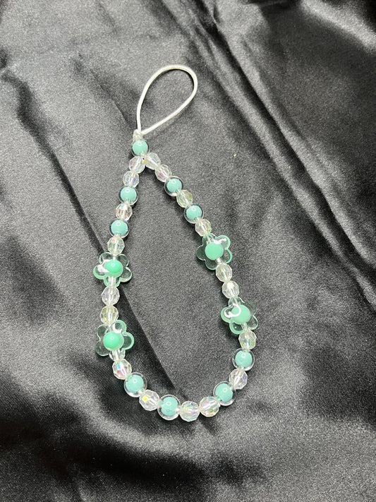 Green Floral Charm