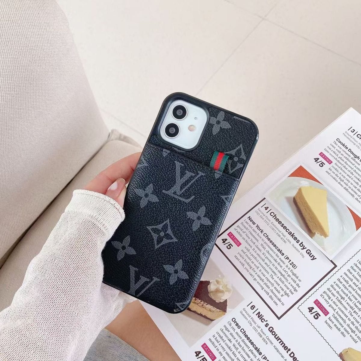 Premium Luxe Phone Case With Card Holder #004