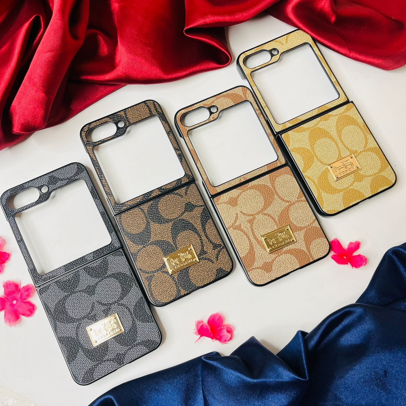 Premium Luxe Phone Case With For Samsung Flip Series
