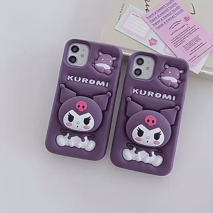 3D Kurmi Phone case With Pop Socket