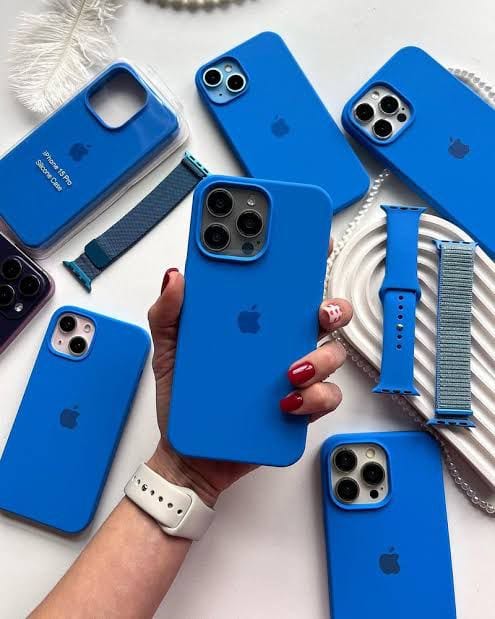 Royal Blue Color Silicon Case