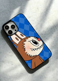 Cute Monster Glass Phone Case #002