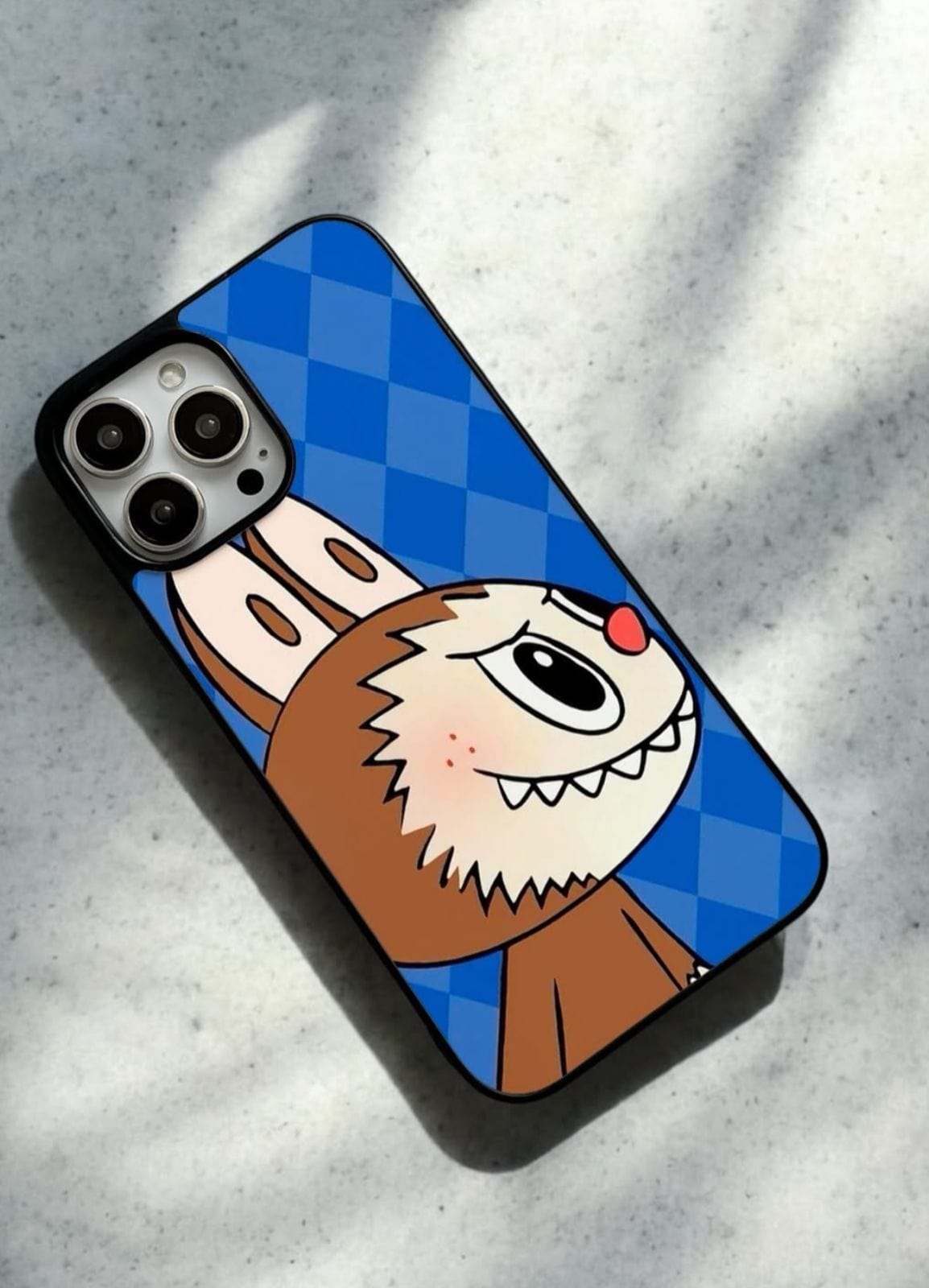 Cute Monster Glass Phone Case #002