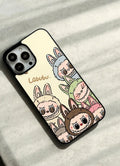 Cute Monster Glass Phone Case #003